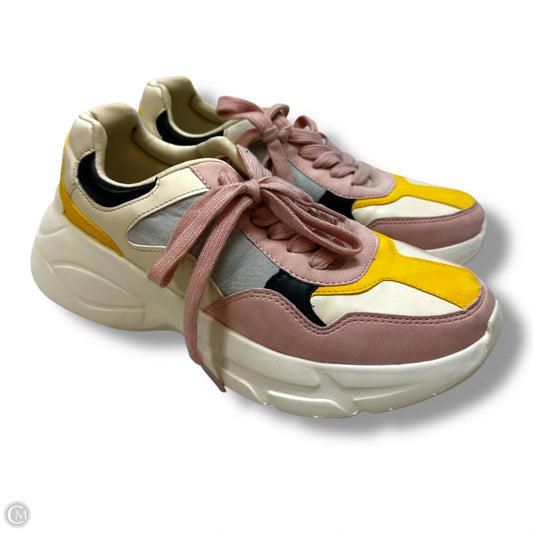 Shoes Sneakers By Qupid In Multi-colored, Size: 8