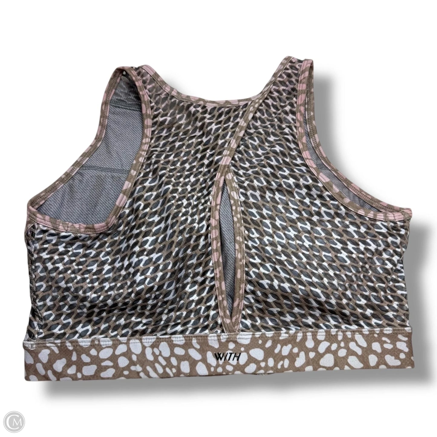 Athletic Bra By Clothes Mentor In Multi-colored, Size: L