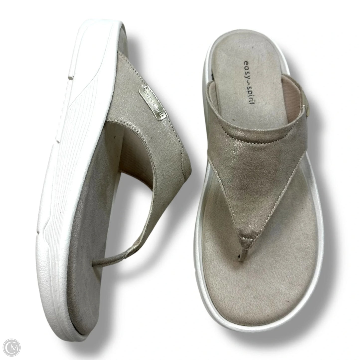 Sandals Flats By Easy Spirit In Tan, Size: 9