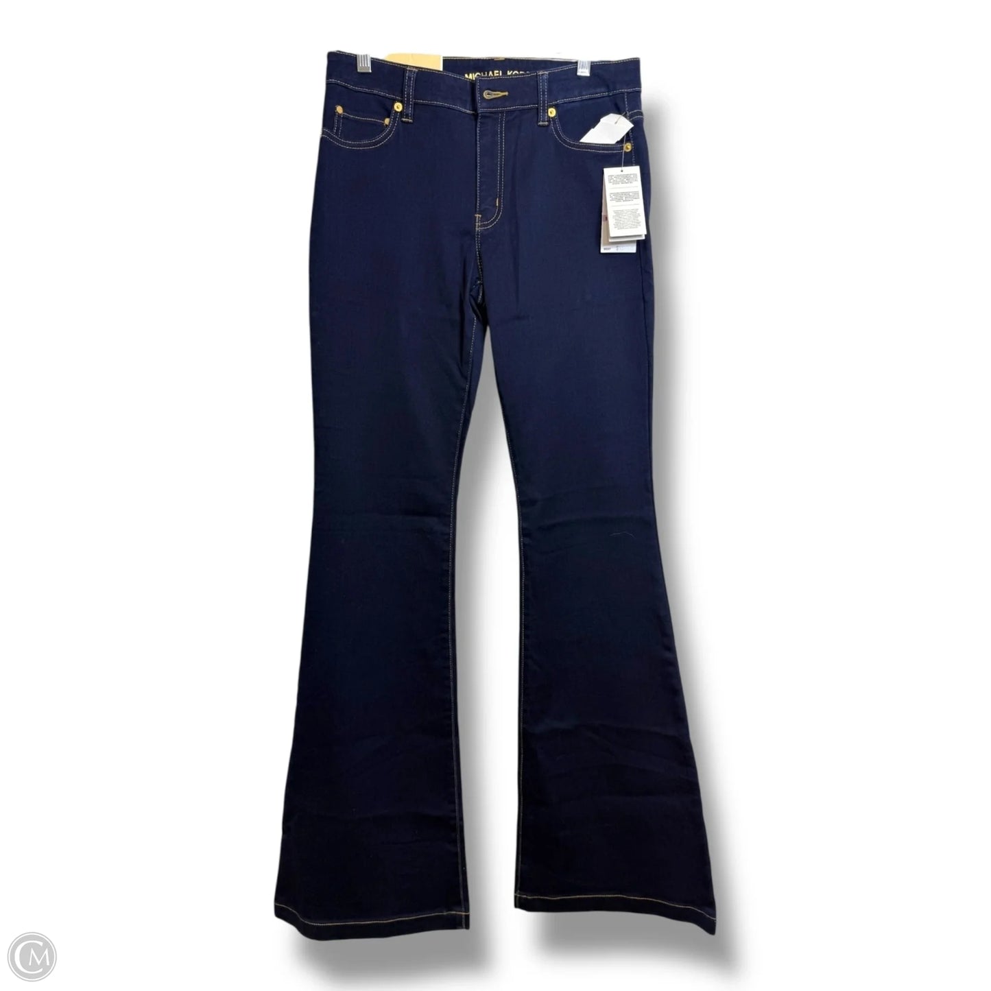 Jeans Flared By Michael By Michael Kors In Blue Denim, Size: 6