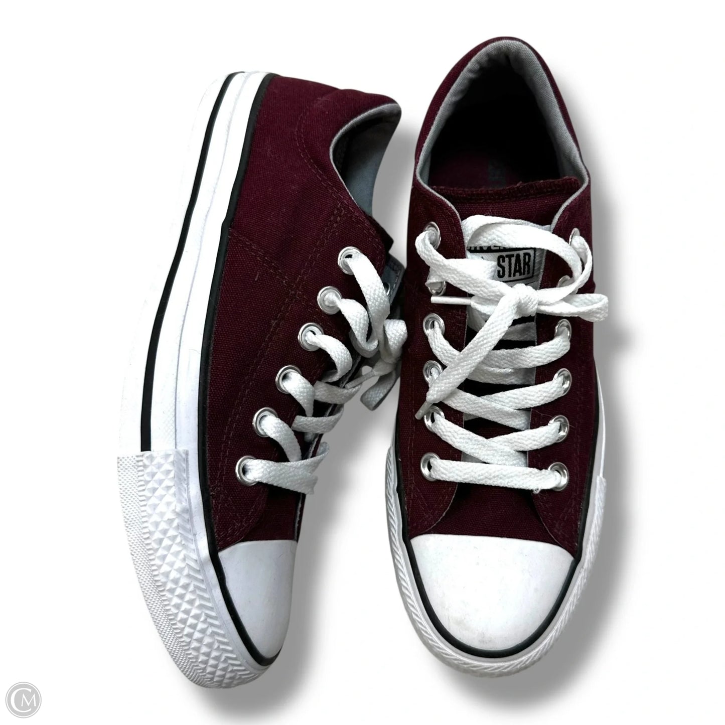 Shoes Sneakers By Converse In Maroon, Size: 7