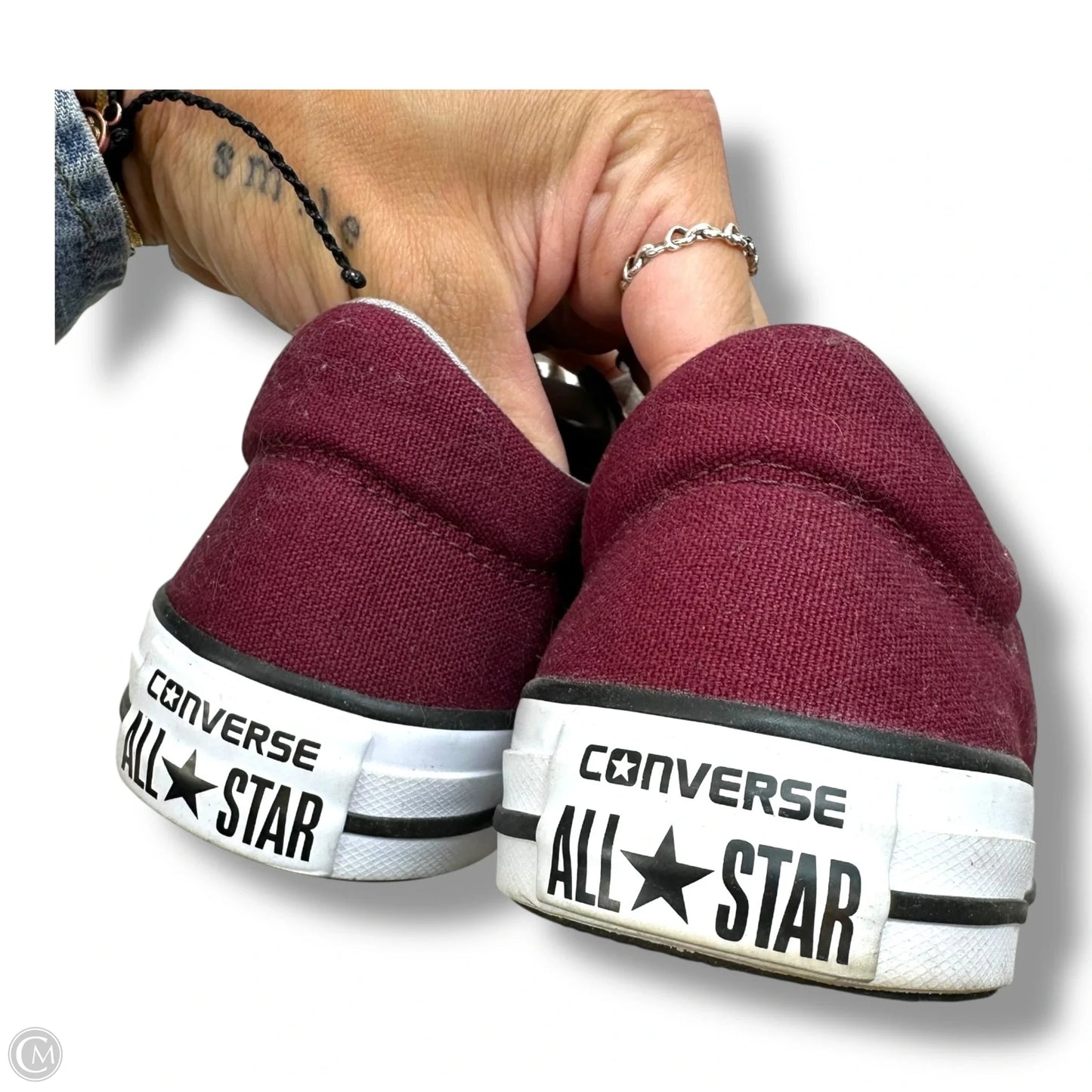 Shoes Sneakers By Converse In Maroon, Size: 7