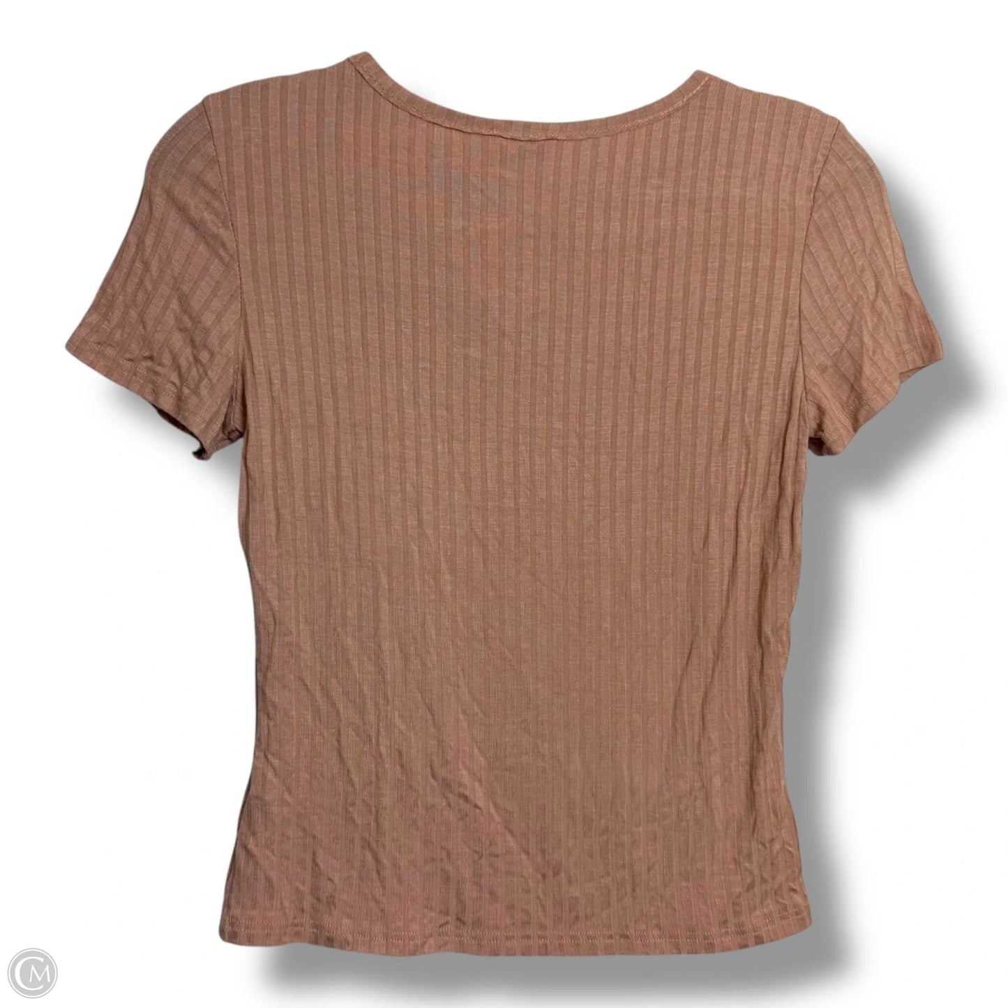Top Short Sleeve By Free People In Tan, Size: S