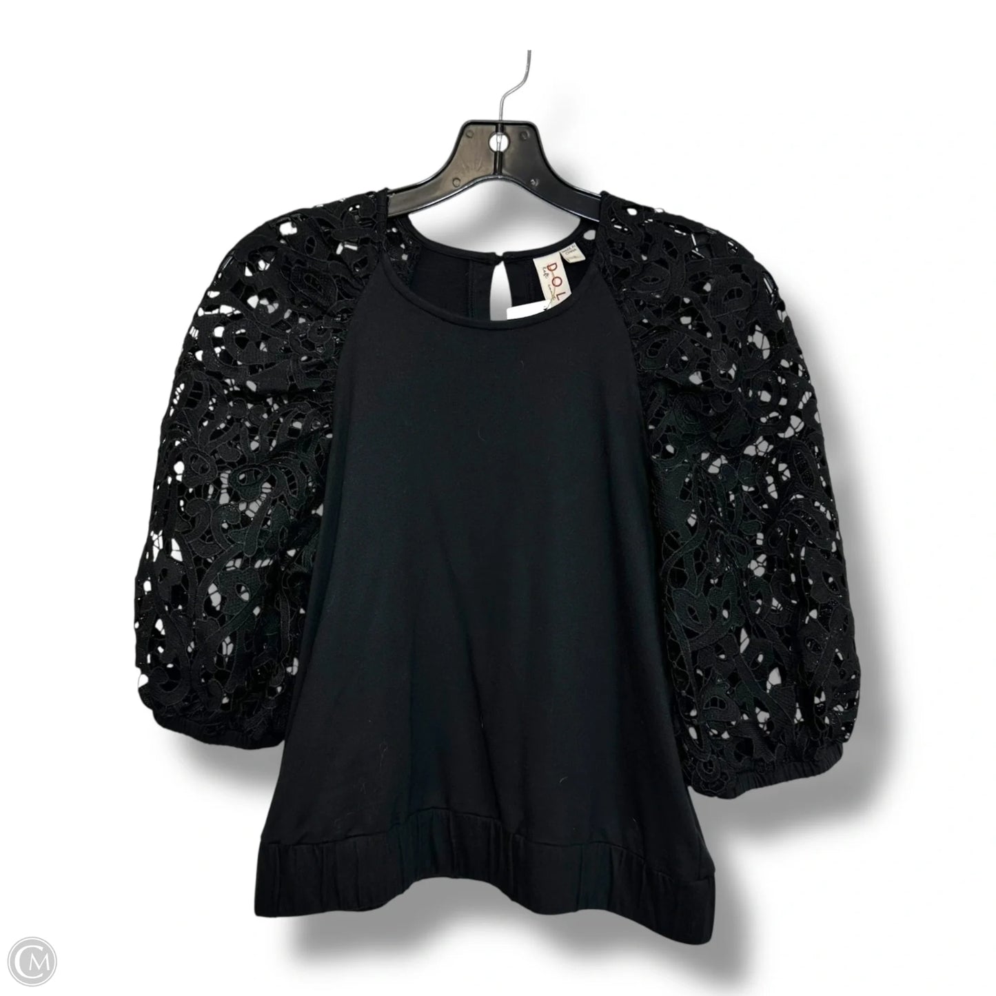 Top Short Sleeve By Dolan Left Coast In Black, Size: S