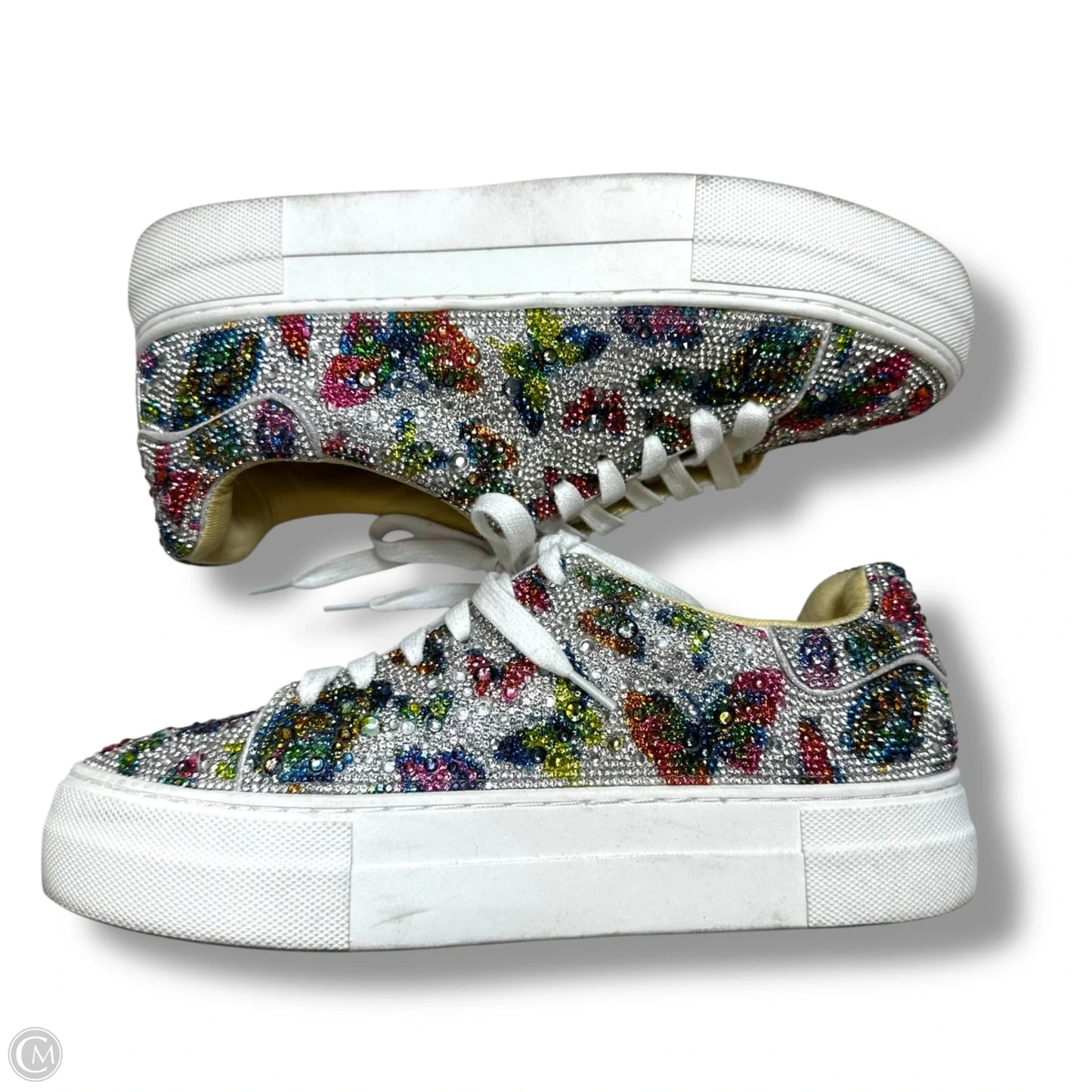 Butterfly Shoes Sneakers By Betsey Johnson In Multi-colored, Size: 6.5