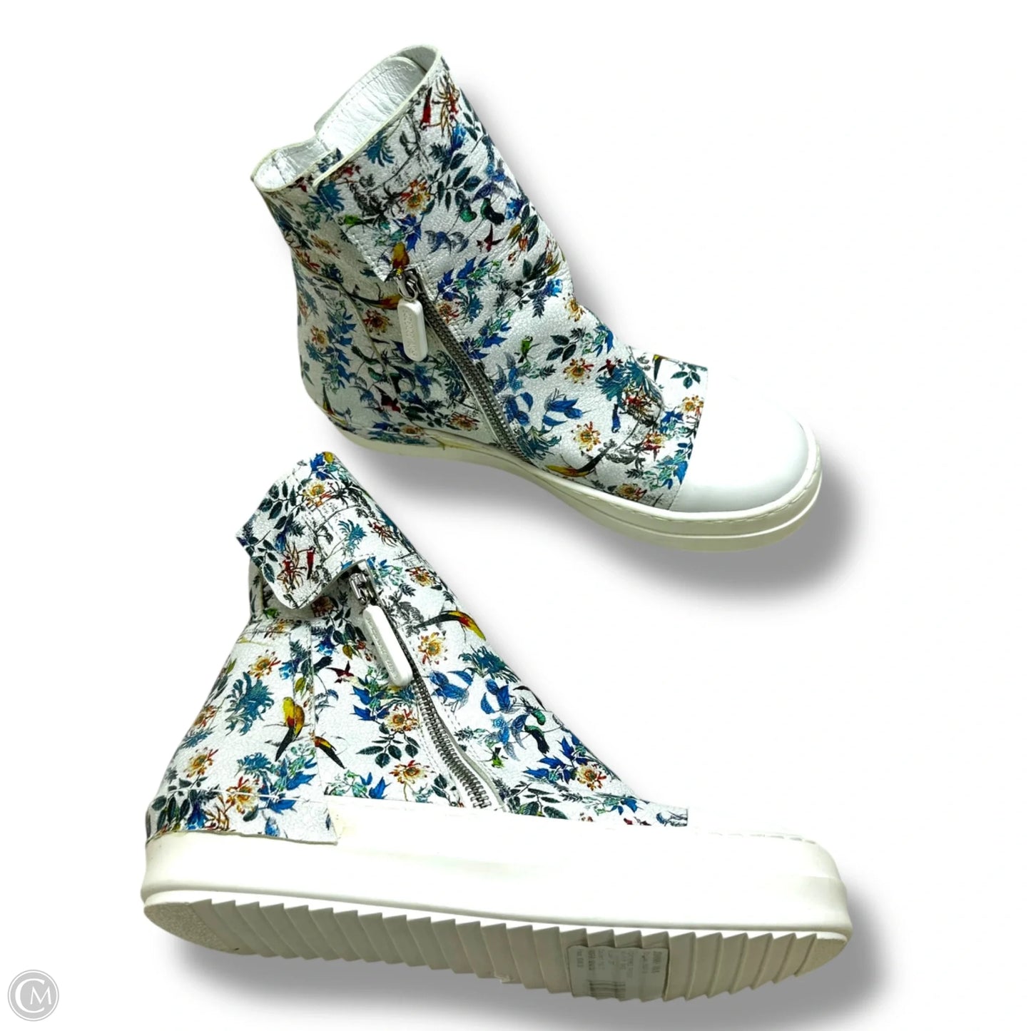 Shoes Sneakers By Johnny Was In Multi-colored, Size: 7