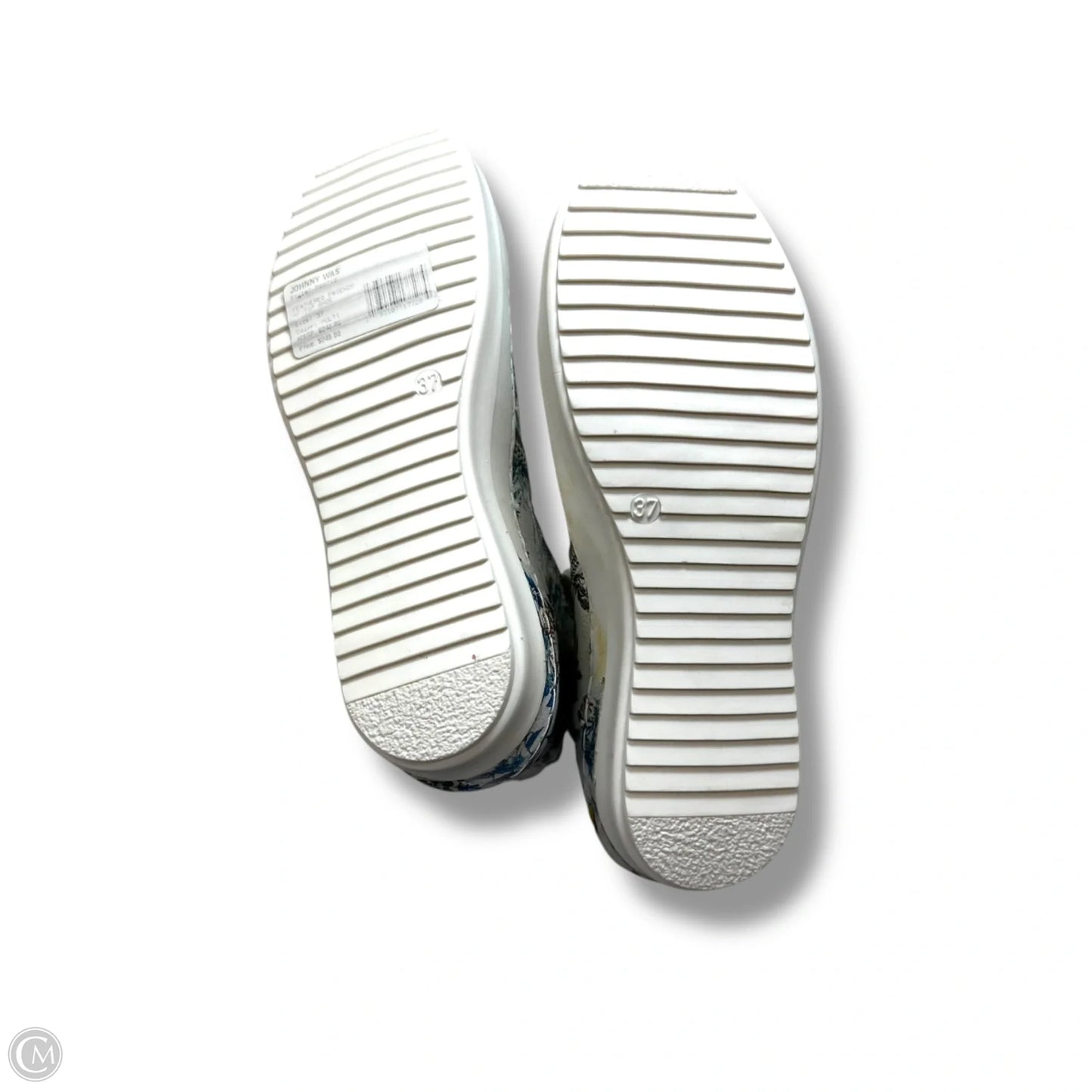 Shoes Sneakers By Johnny Was In Multi-colored, Size: 7