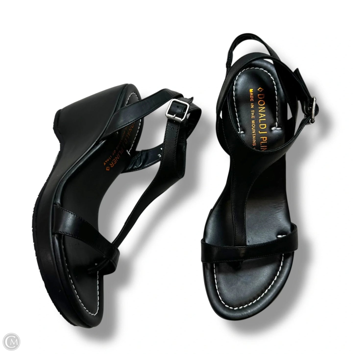 Shoes Heels Wedge By Donald Pliner In Black, Size: 7.5
