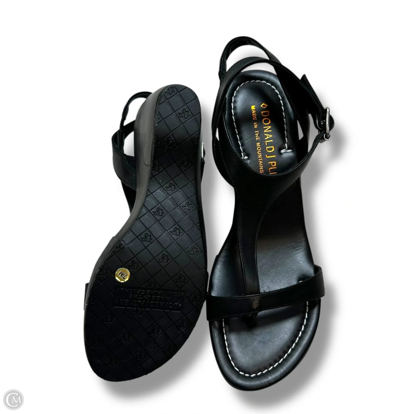 Shoes Heels Wedge By Donald Pliner In Black, Size: 7.5