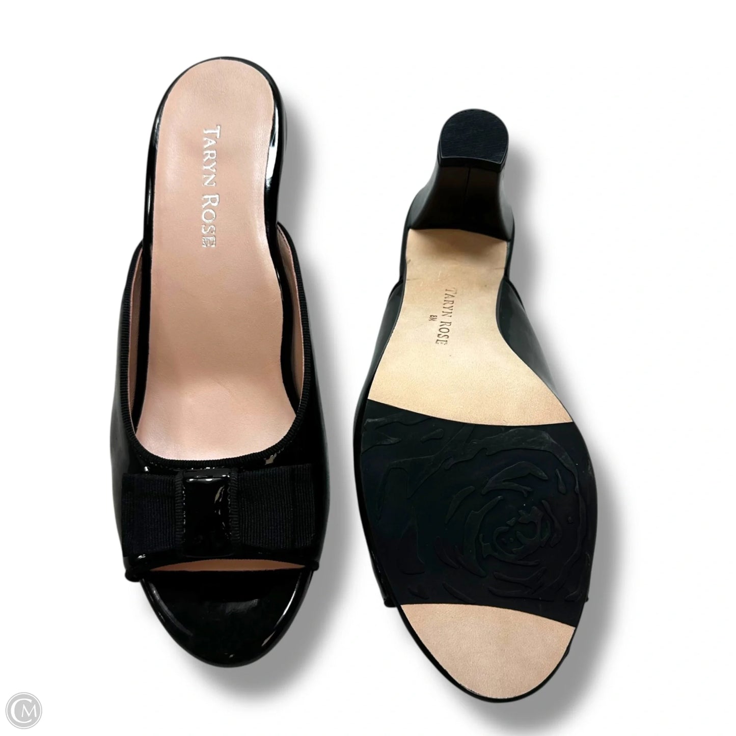 Sandals Heels Block By Taryn Rose In Black, Size: 8