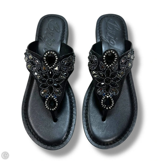Sandals Flats By Brighton In Black, Size: 7