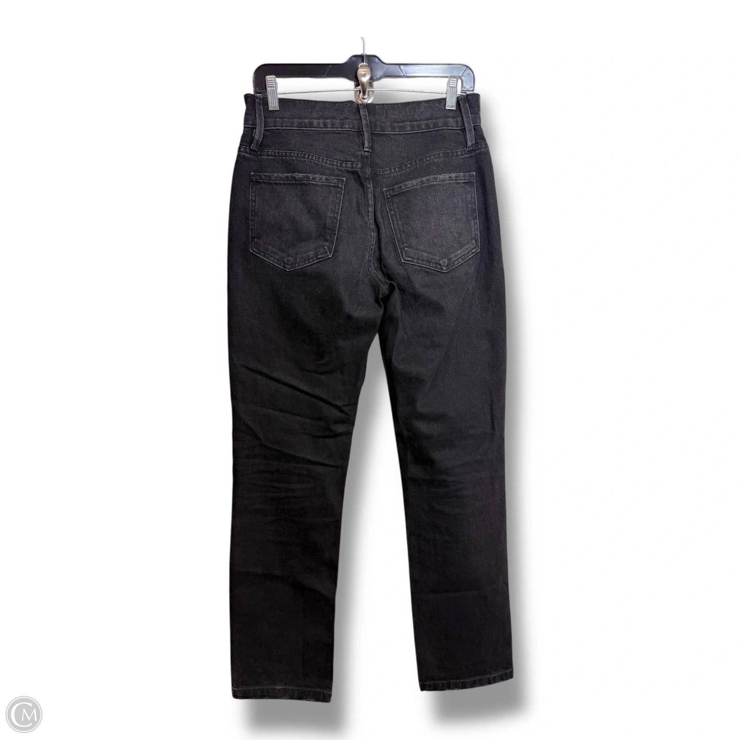 Jeans Straight By Frame In Black, Size: 4