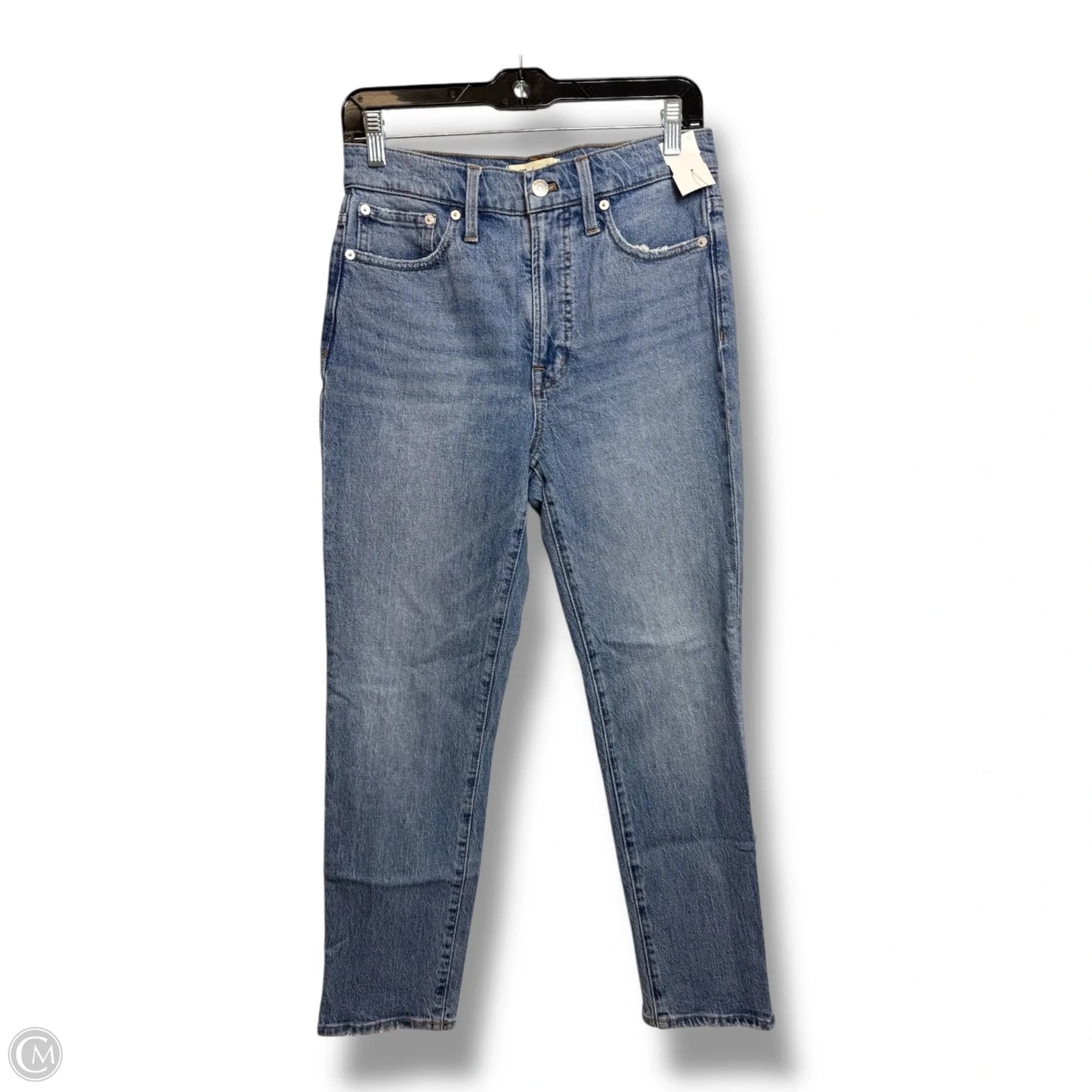 Jeans Straight By Madewell In Blue Denim, Size: 2
