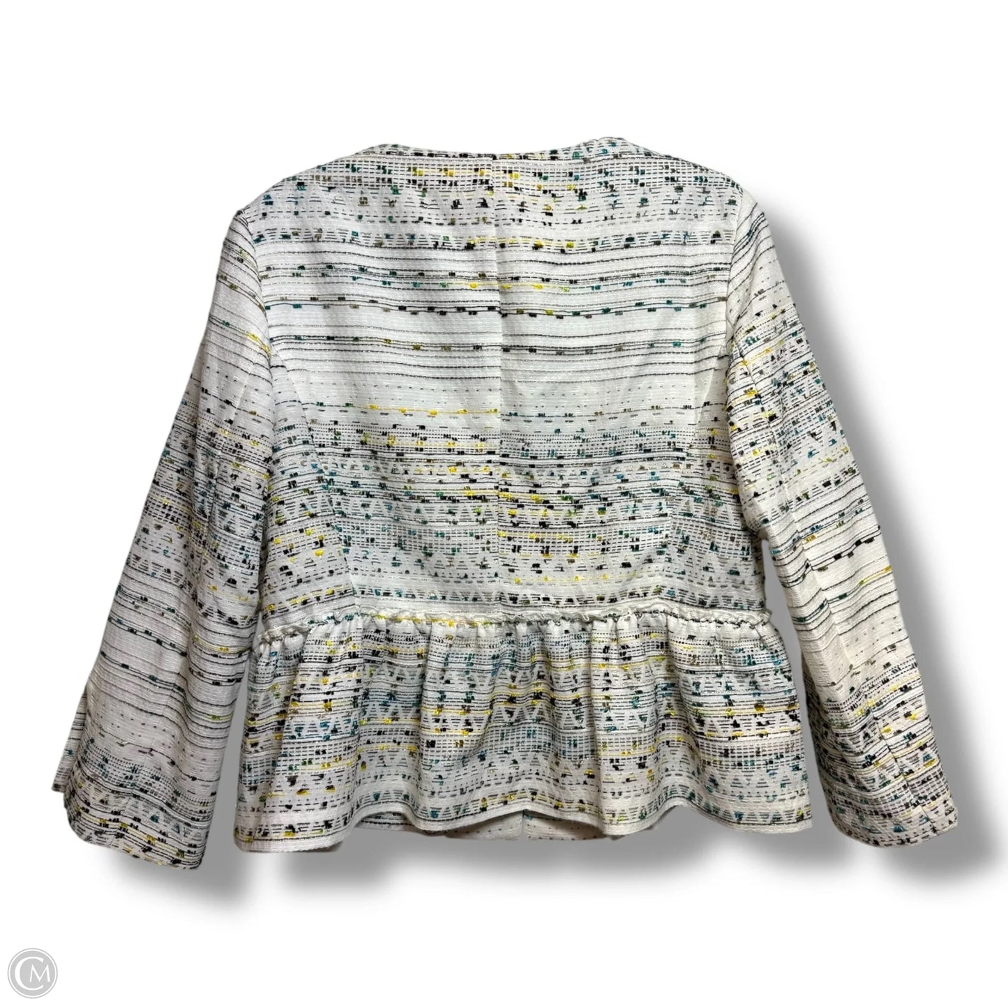 Top Long Sleeve By Zara Basic In Multi-colored, Size: L