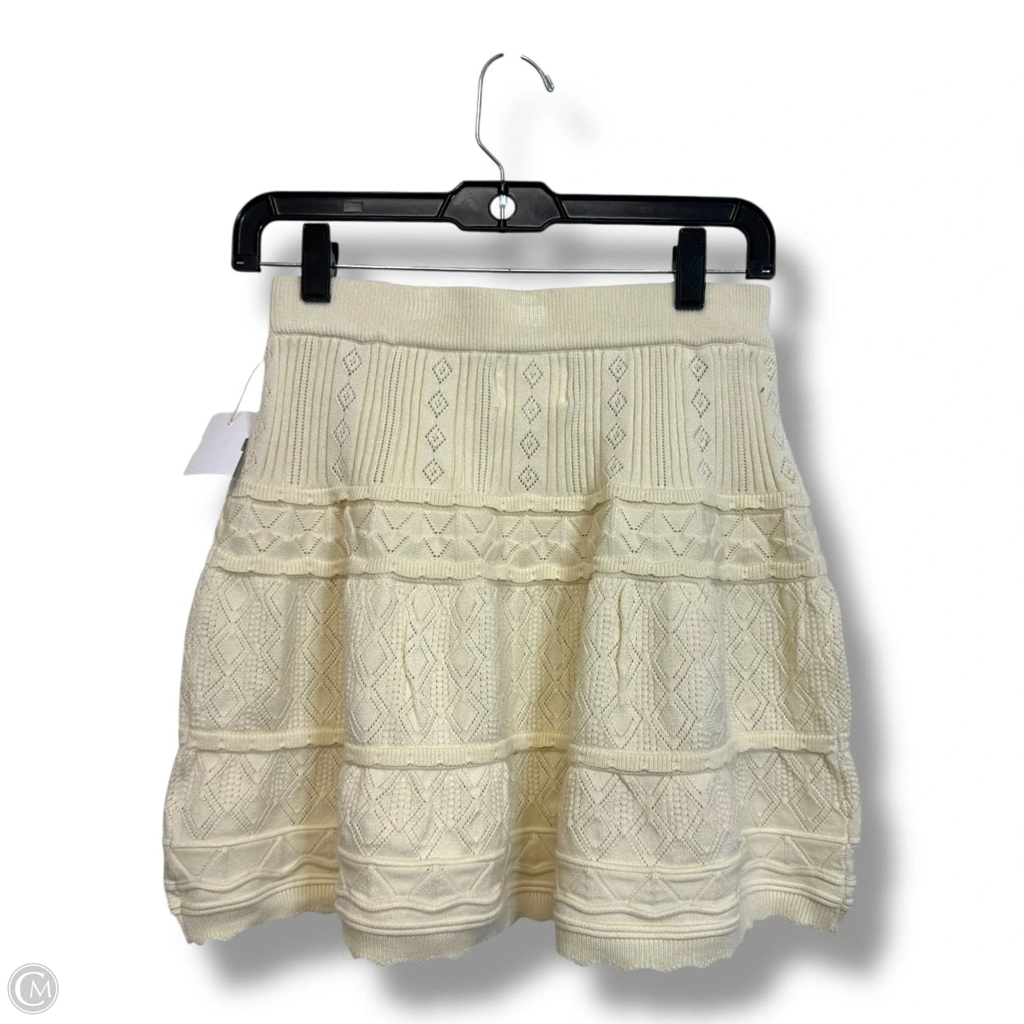 Skirt Mini & Short By Clothes Mentor In Ivory, Size: M