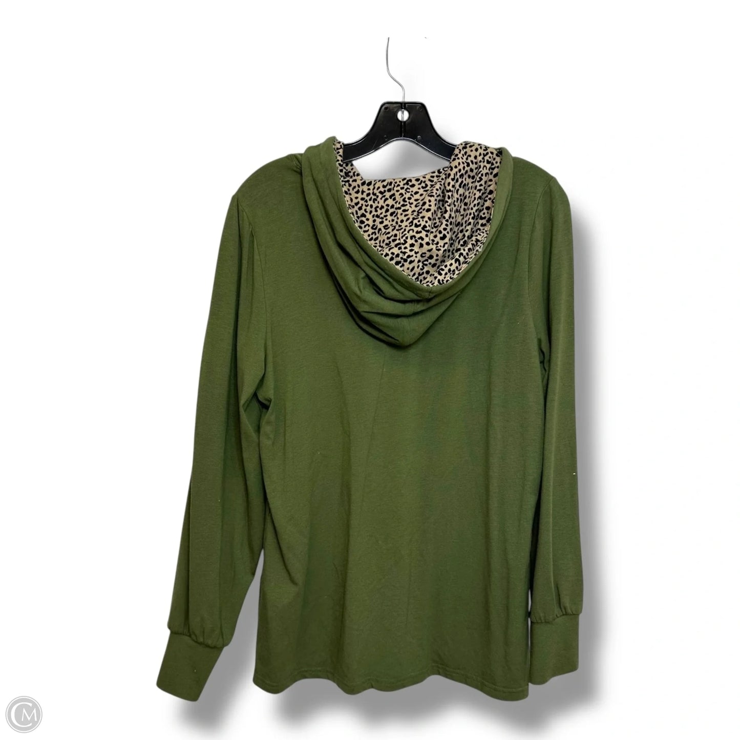 Top Long Sleeve By Belle By Kim Gravel In Green, Size: S