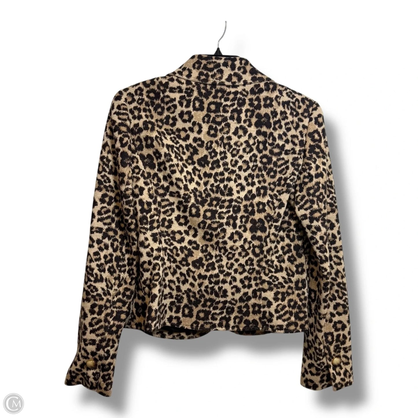 Blazer By Dana Buchman In Animal Print, Size: 8