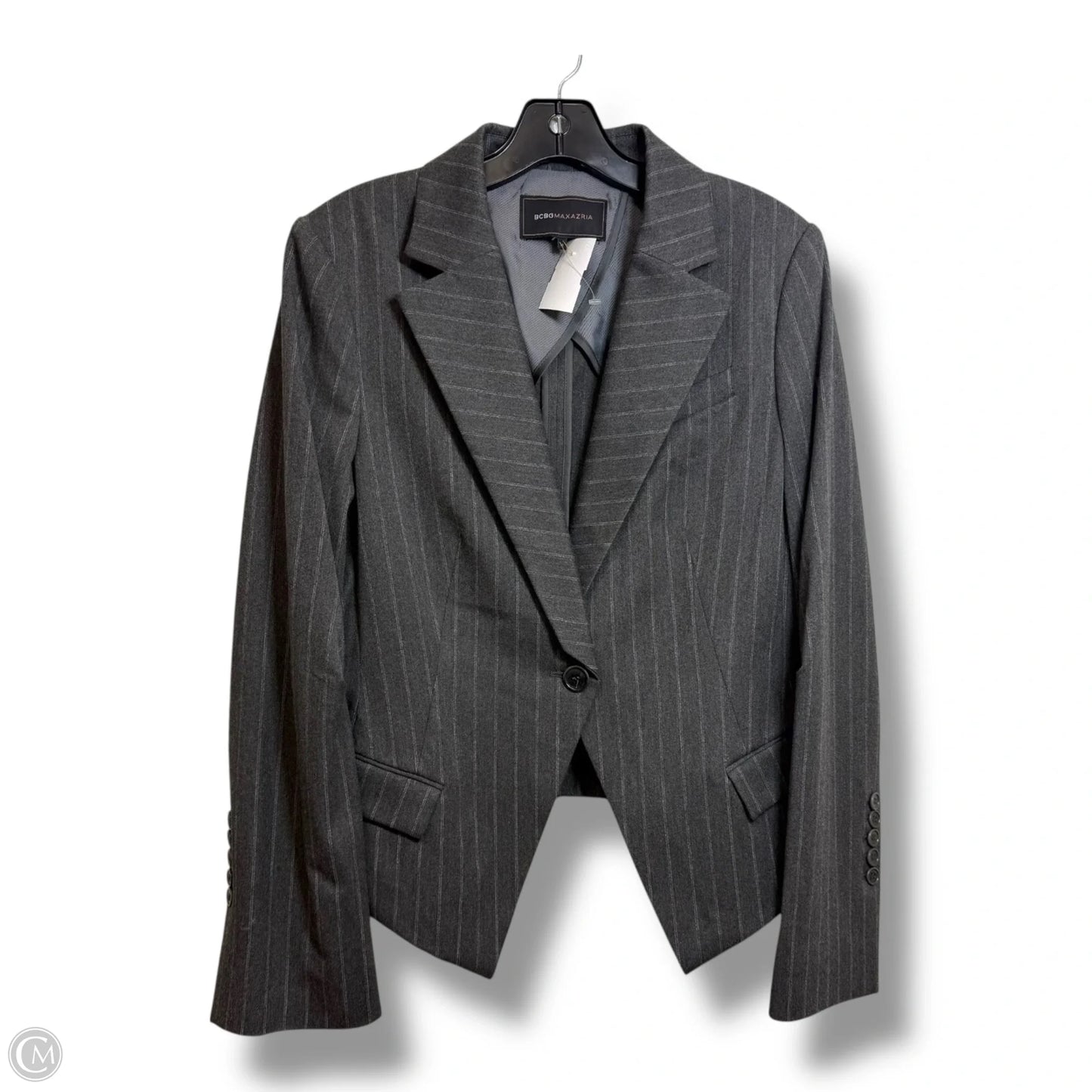 Blazer By Bcbgmaxazria In Grey, Size: M