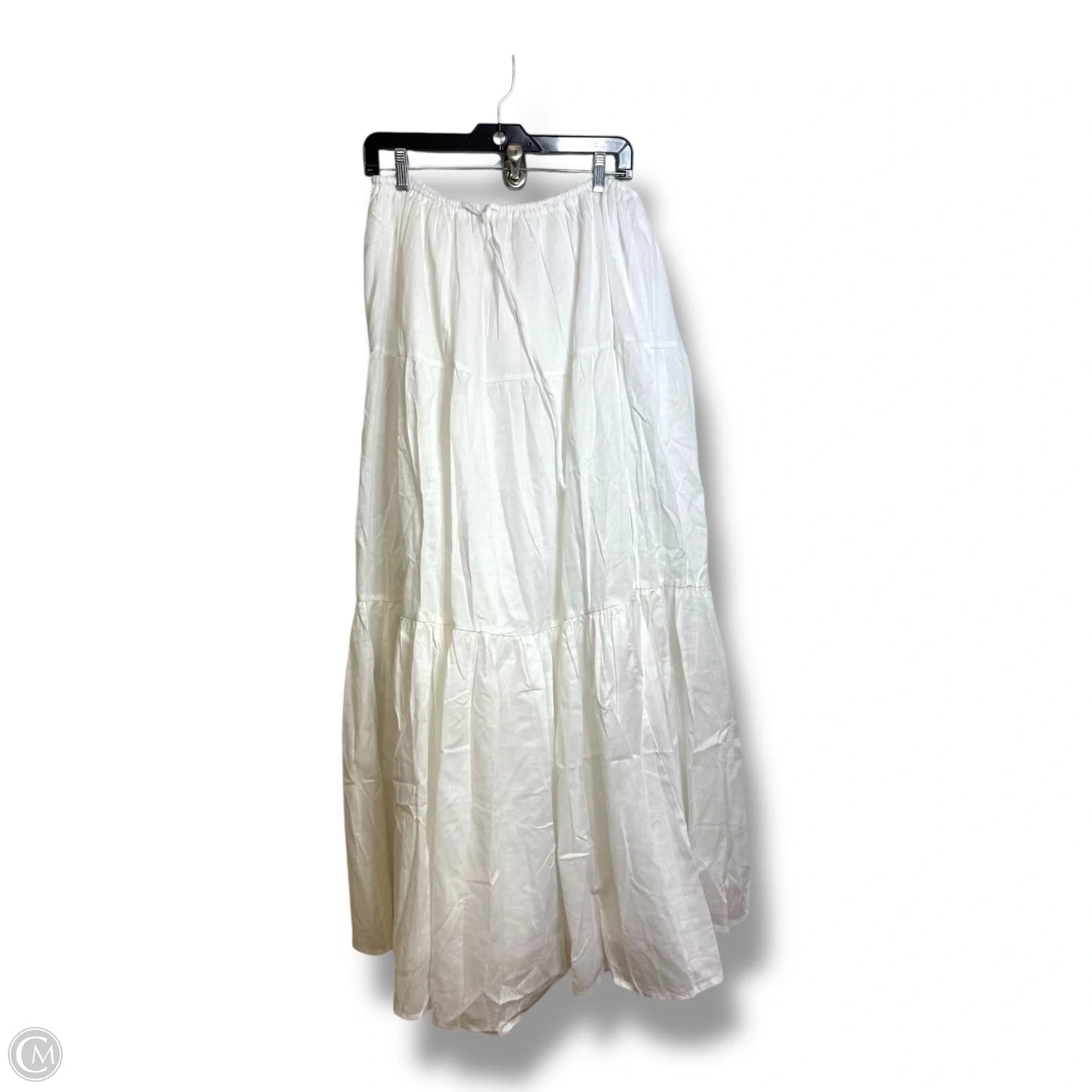 Skirt Maxi By Clothes Mentor In White, Size: M