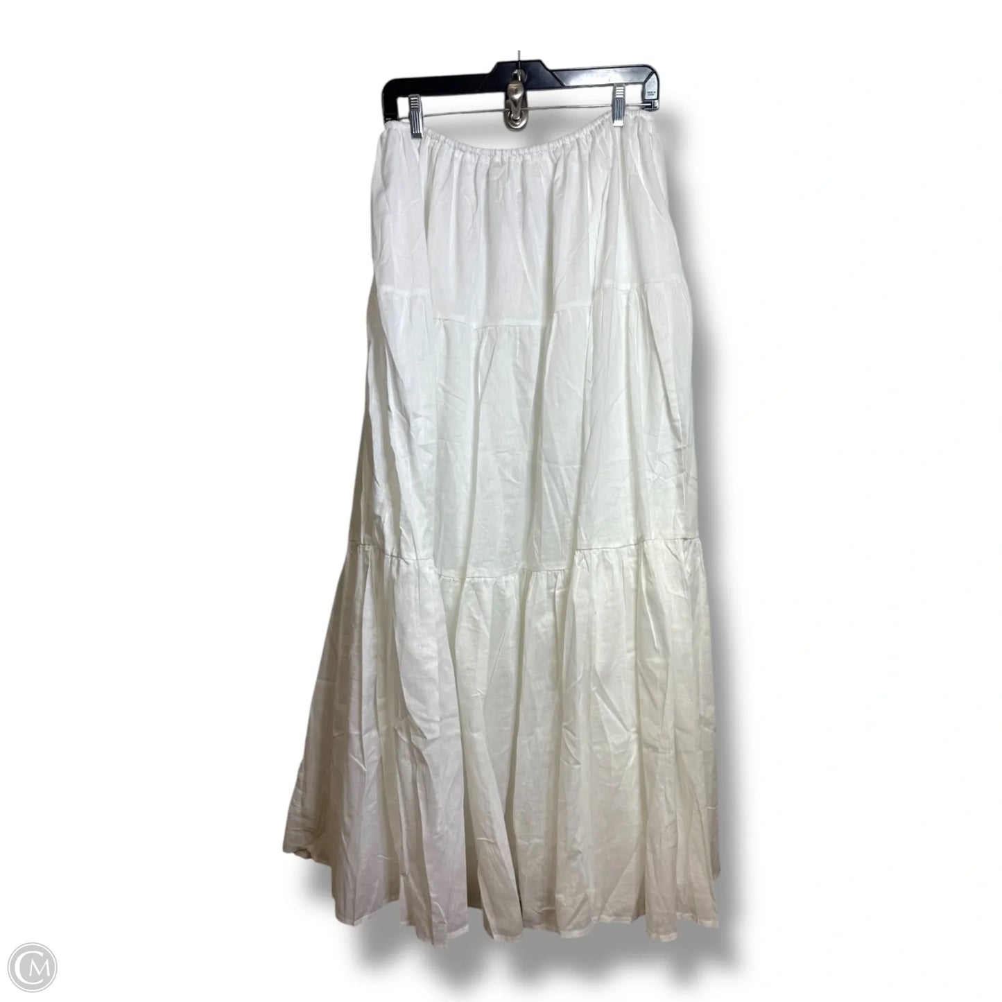 Skirt Maxi By Clothes Mentor In White, Size: M