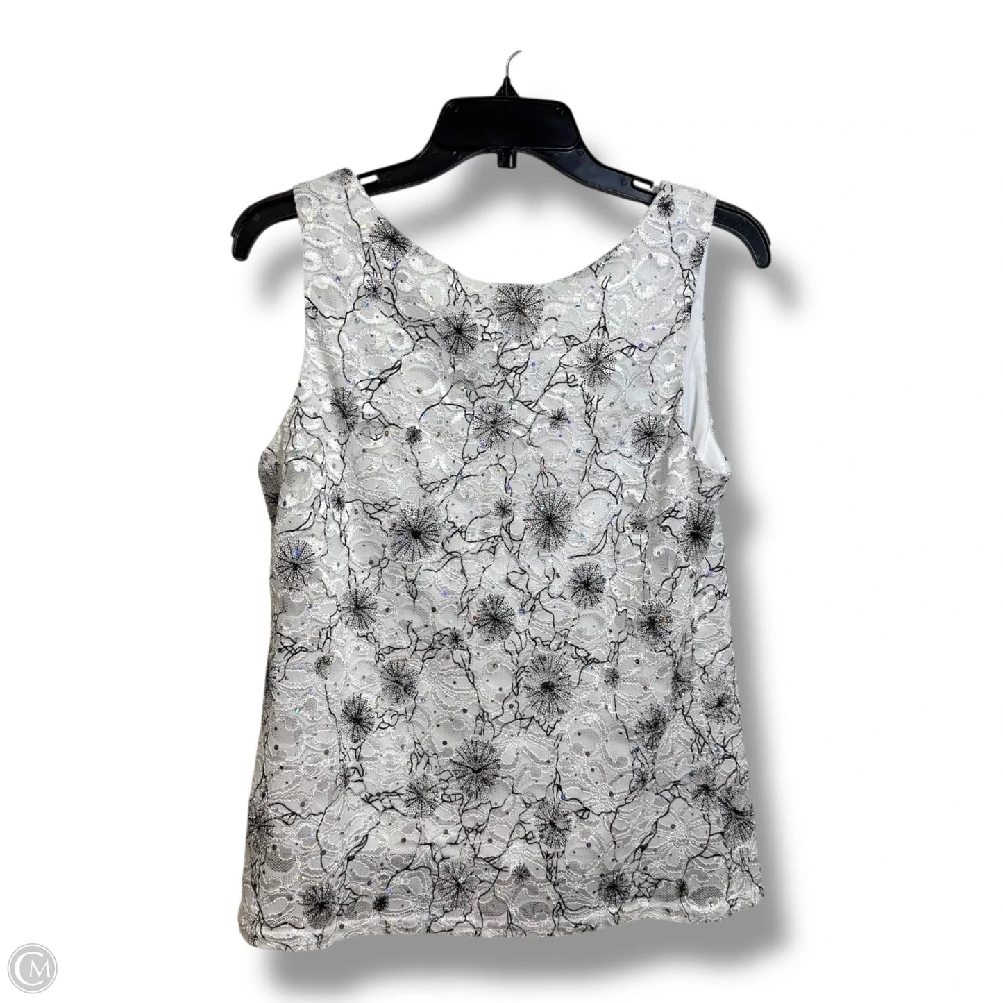 Top 2pc Long Sleeve By R And M Richards In White, Size: 12