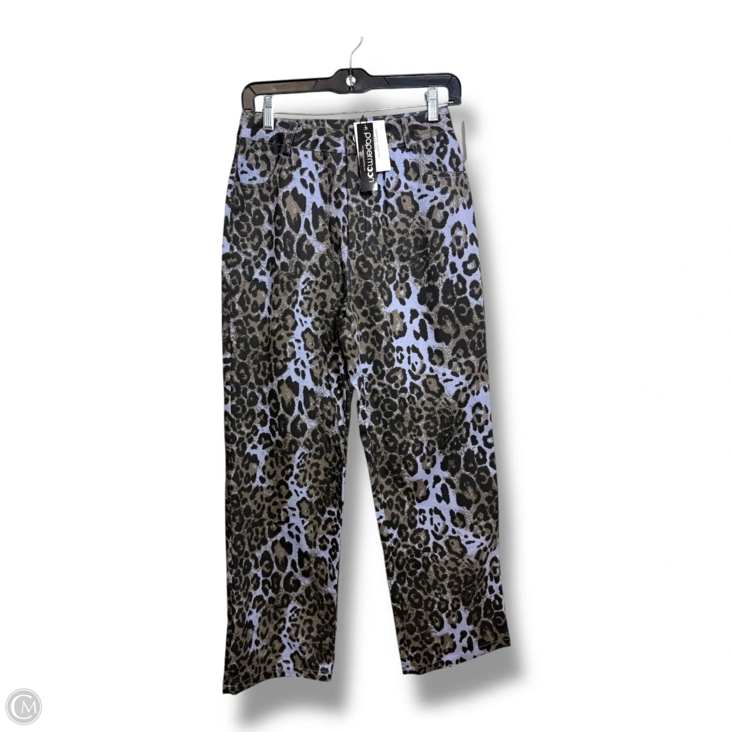 Jeans Boot Cut By Papermoon In Animal Print, Size: S