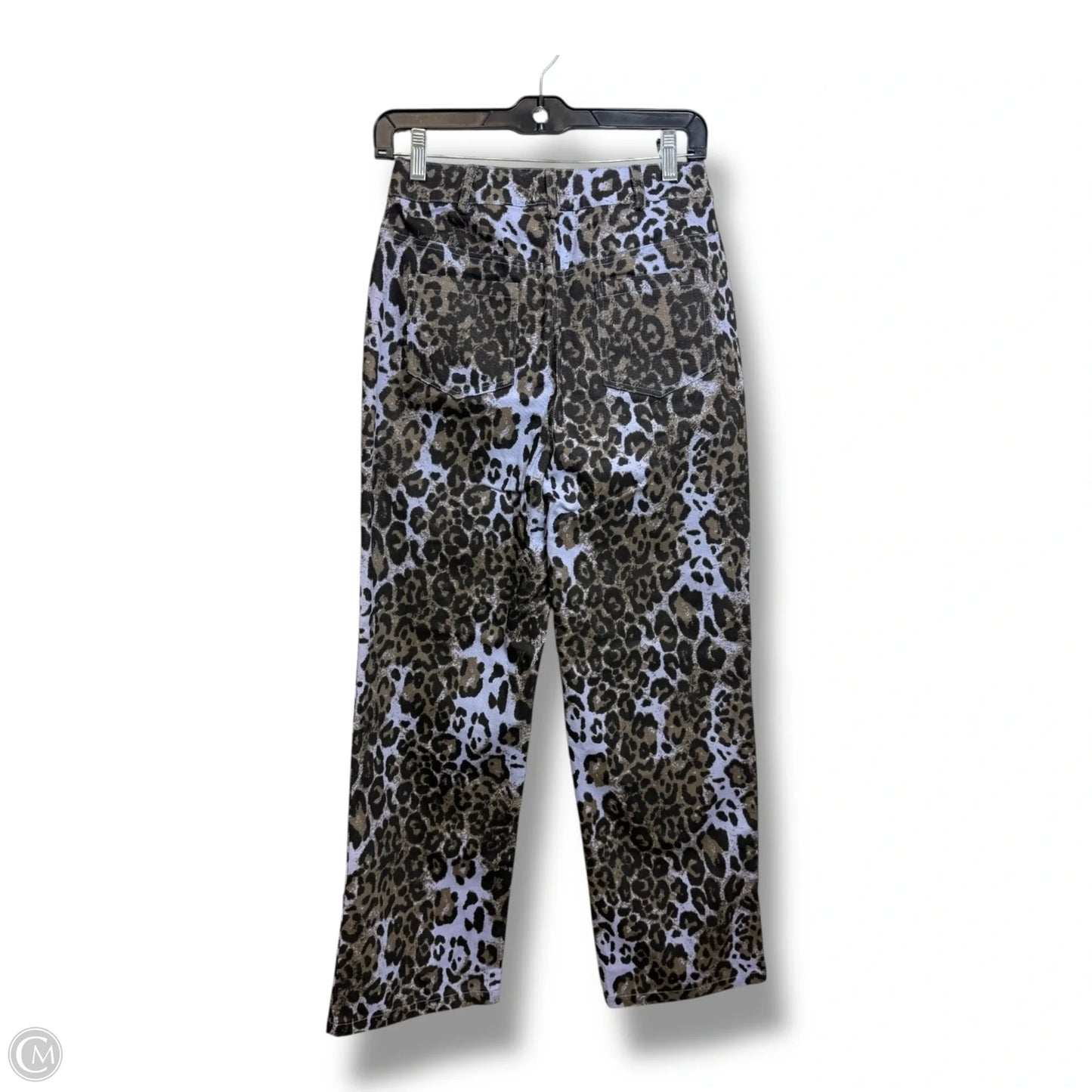 Jeans Boot Cut By Papermoon In Animal Print, Size: S