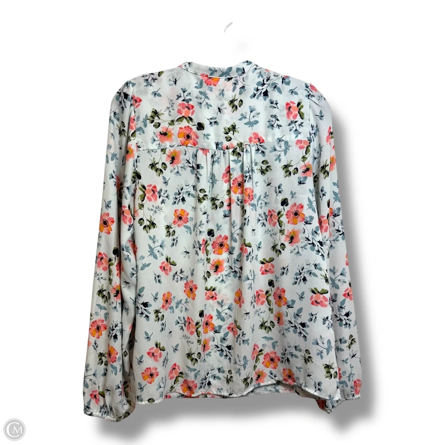Top Long Sleeve By Loft In Floral Print, Size: S
