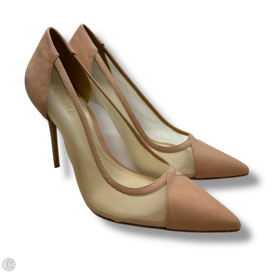 Shoes Heels Stiletto By Schutz In Tan, Size: 9.5