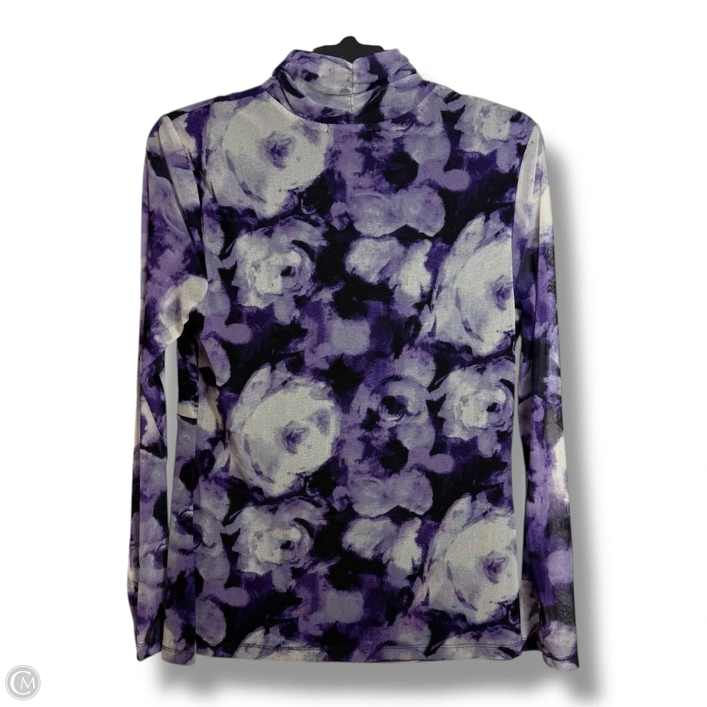 Top Long Sleeve By Alfani In Purple, Size: M