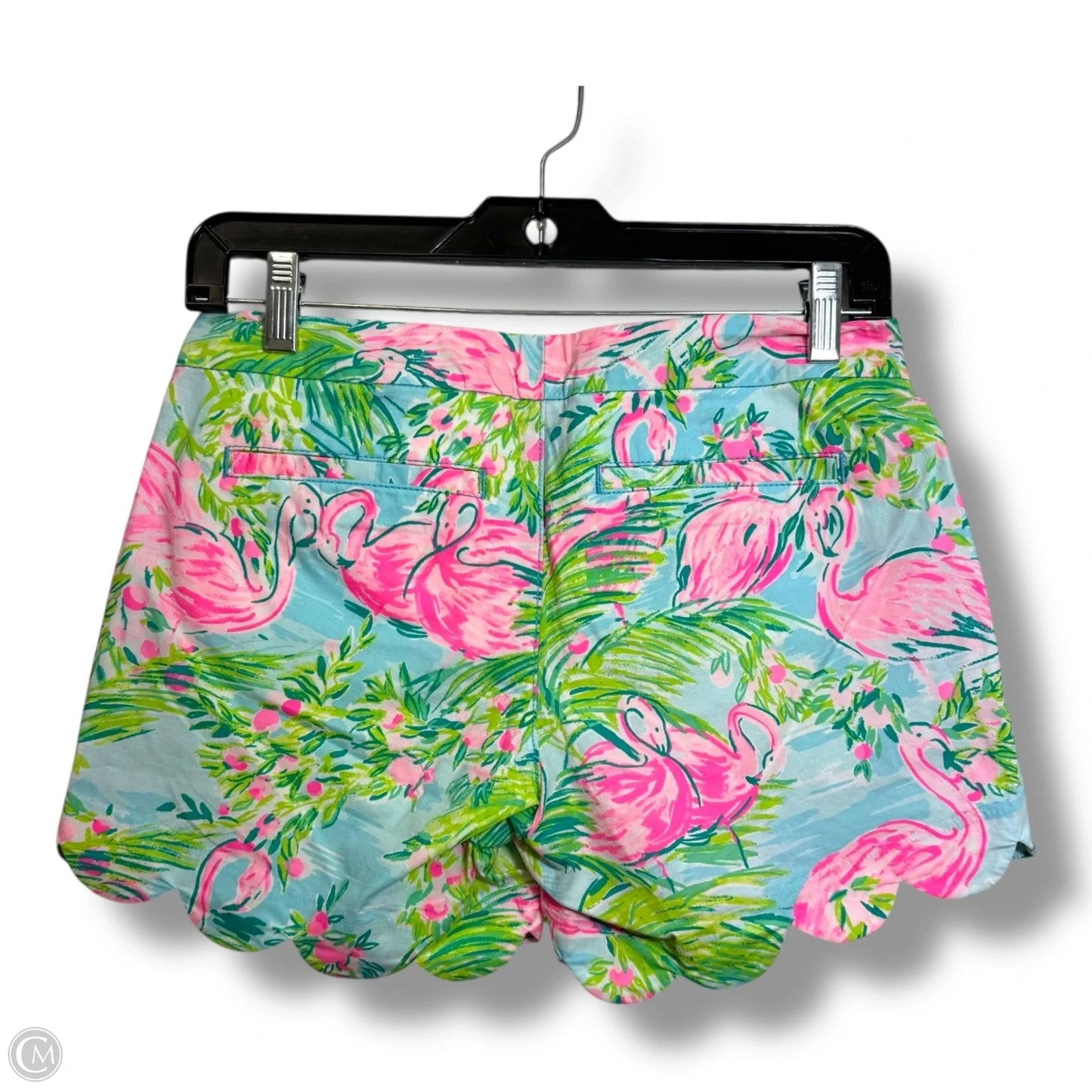 Flamingo Shorts Designer By Lilly Pulitzer In Multi-colored, Size: 0