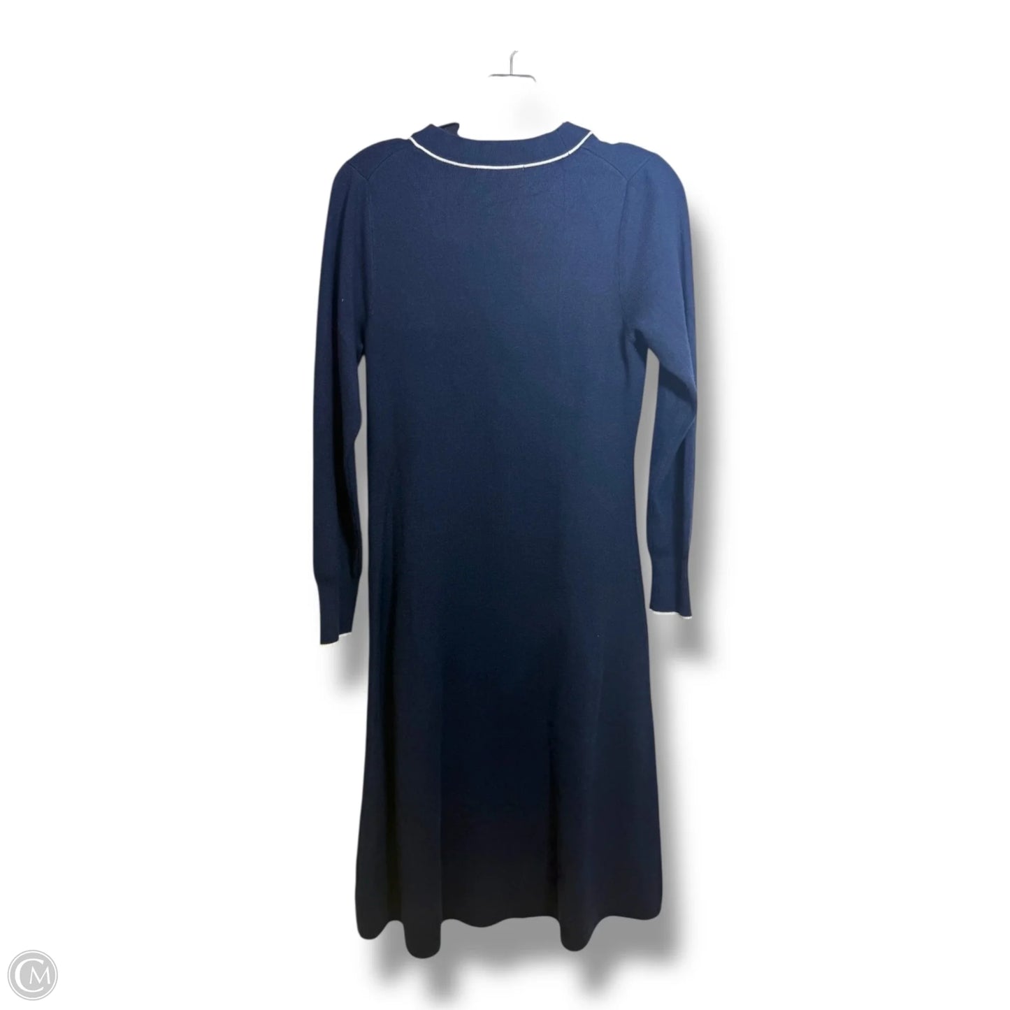 Dress Sweater By Free Assembly In Navy, Size: M
