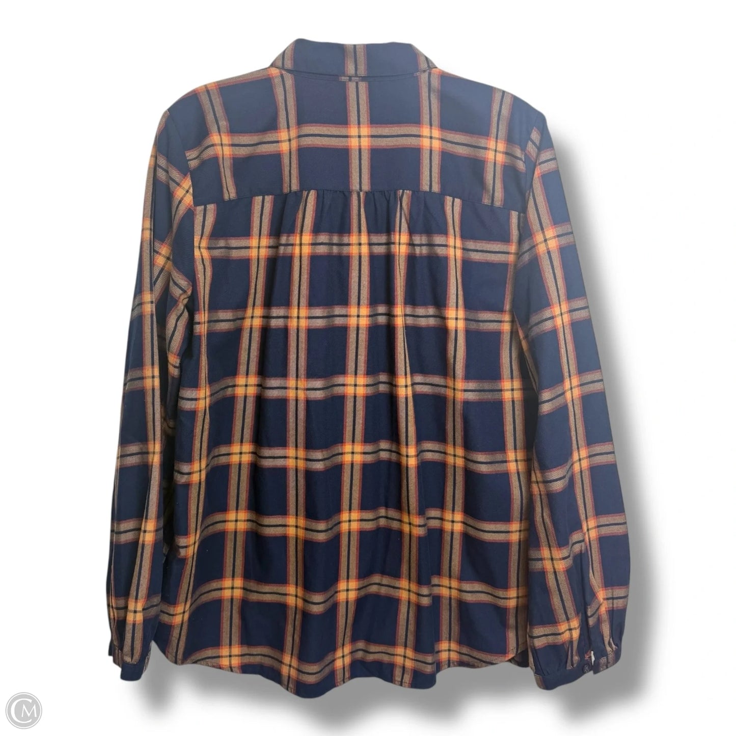 Top Long Sleeve By Loft In Navy, Size: L