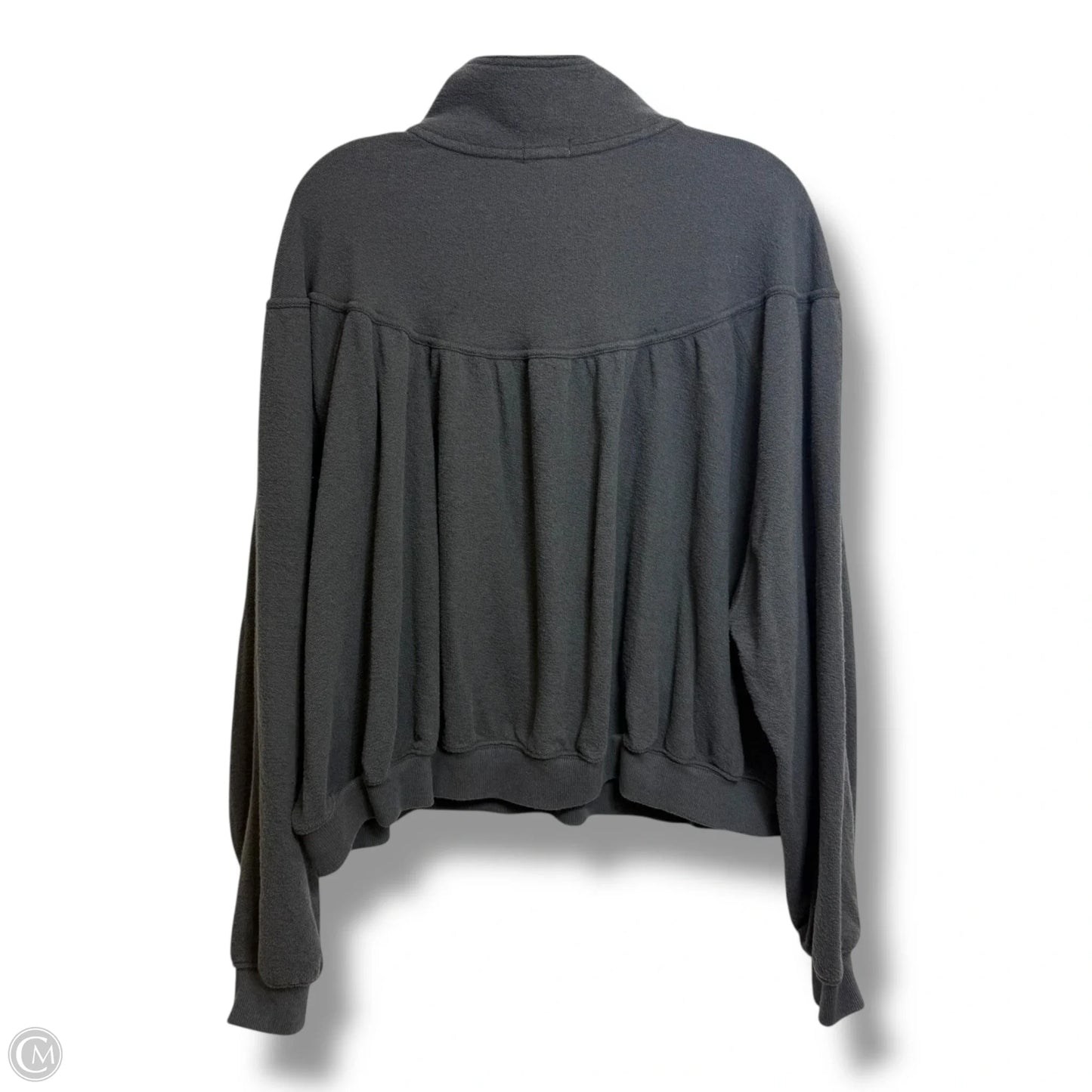 Top Long Sleeve By Aerie In Grey, Size: L