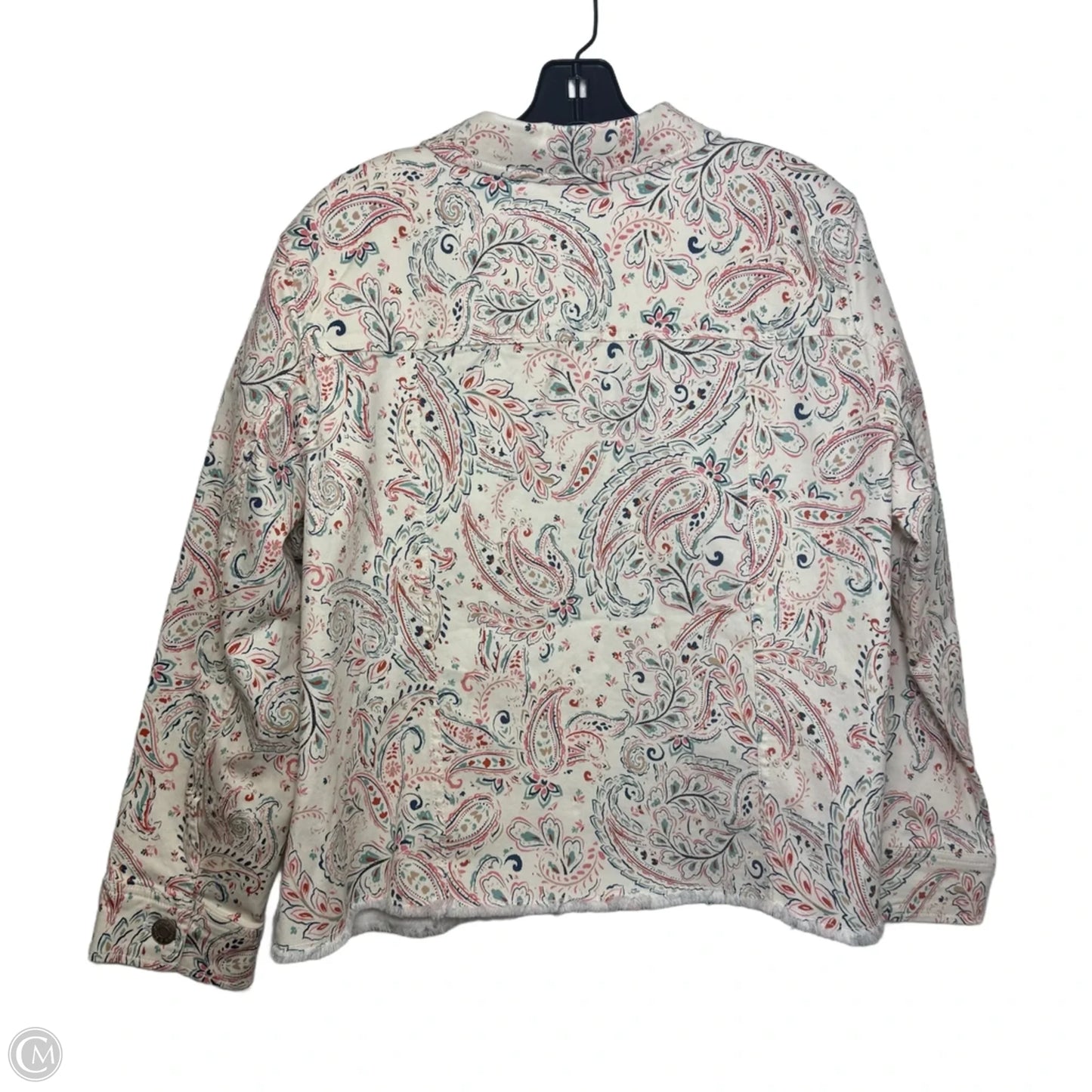 Jacket Denim By Christopher And Banks In Multi-colored, Size: Xl