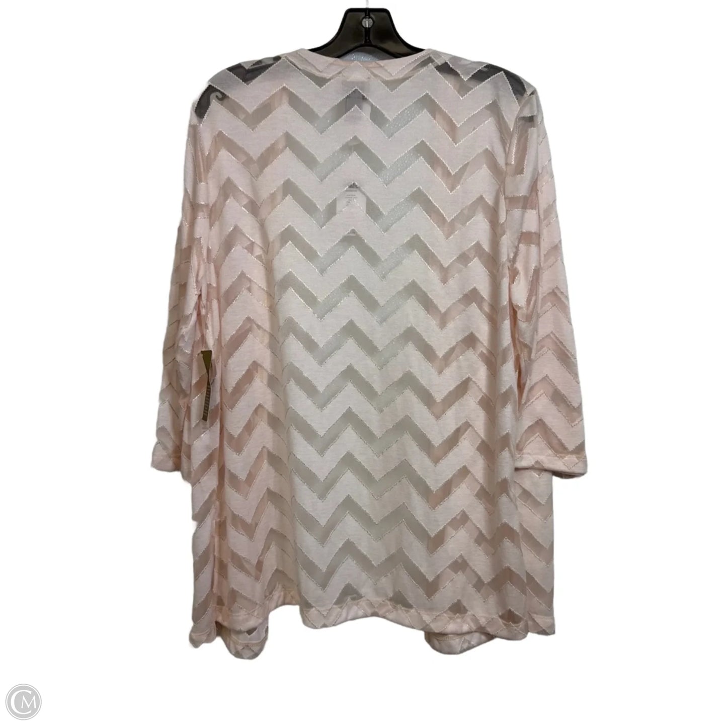 Cardigan By Chicos In Pink, Size: L