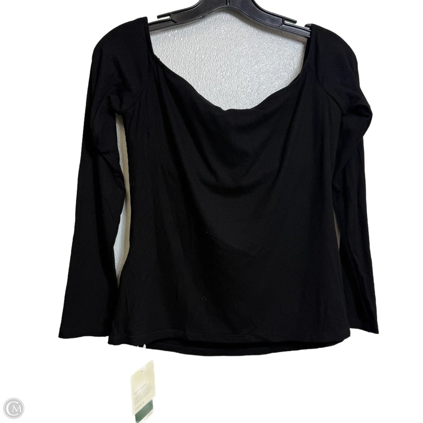 Athletic Top Long Sleeve Crewneck By Halara In Black, Size: M