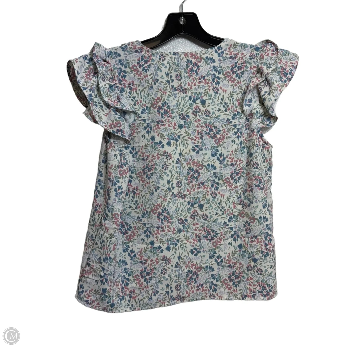 Top Short Sleeve By Liberty Love In Floral Print, Size: M