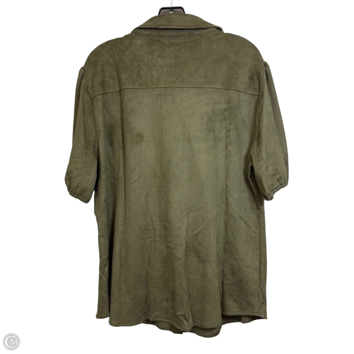 Top Short Sleeve By Clothes Mentor In Green, Size: 2x