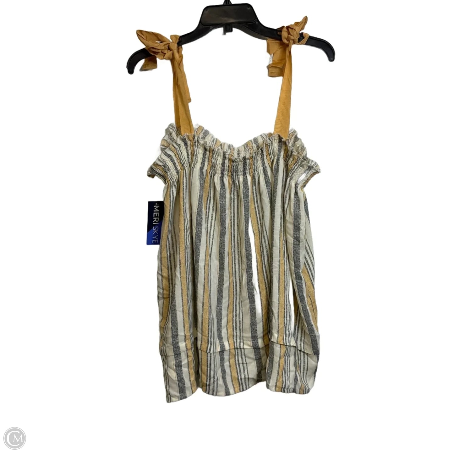 Top Sleeveless By Clothes Mentor In Striped Pattern, Size: 4x