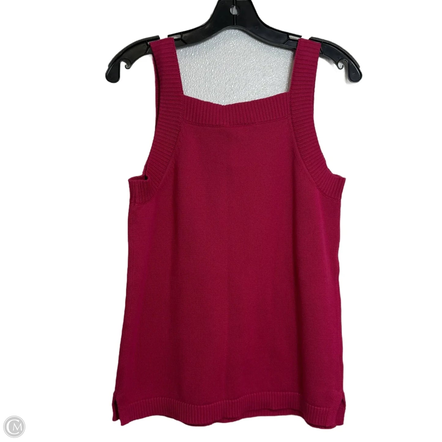 Top Sleeveless By Loft In Pink, Size: L