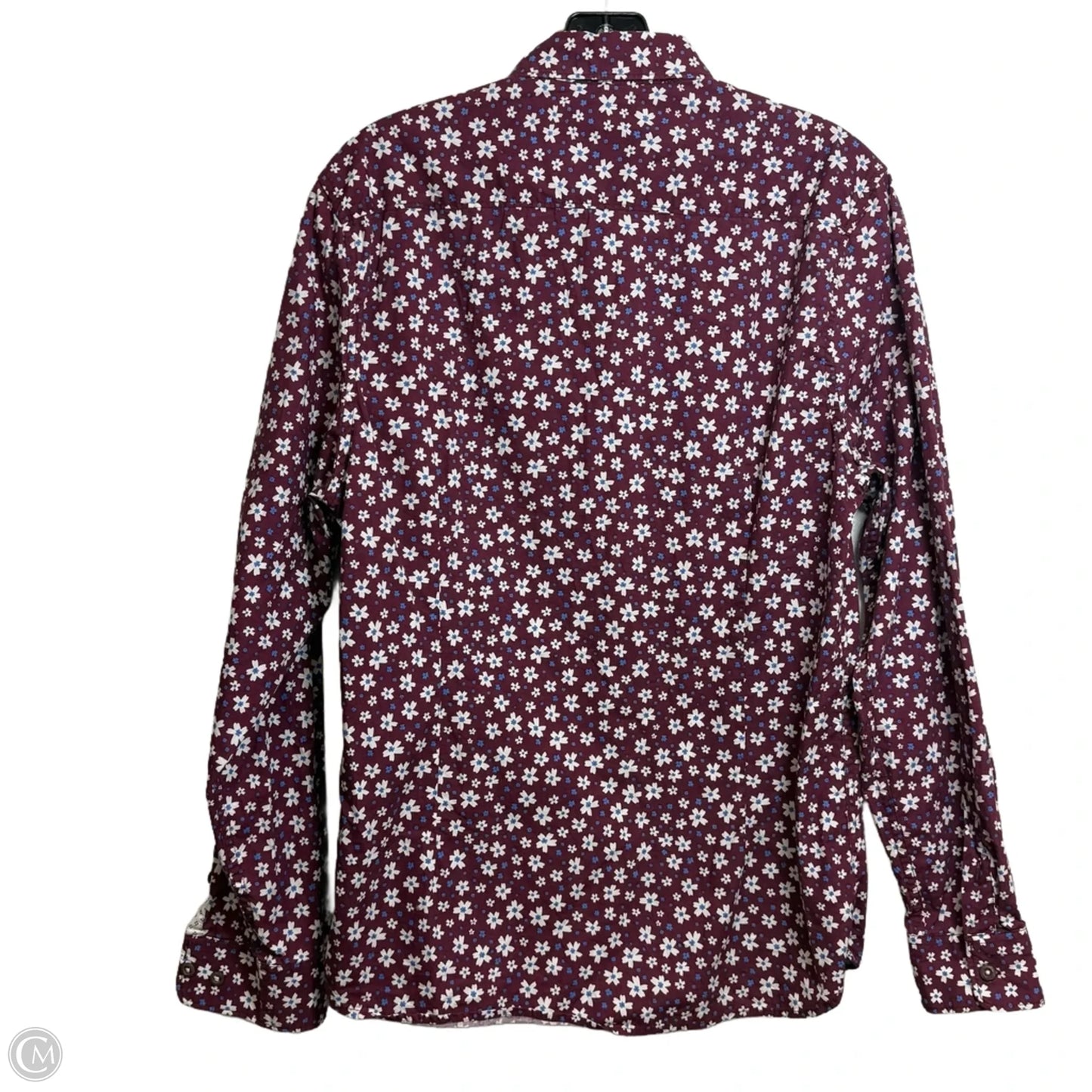 Top Long Sleeve By Clothes Mentor In Red, Size: M