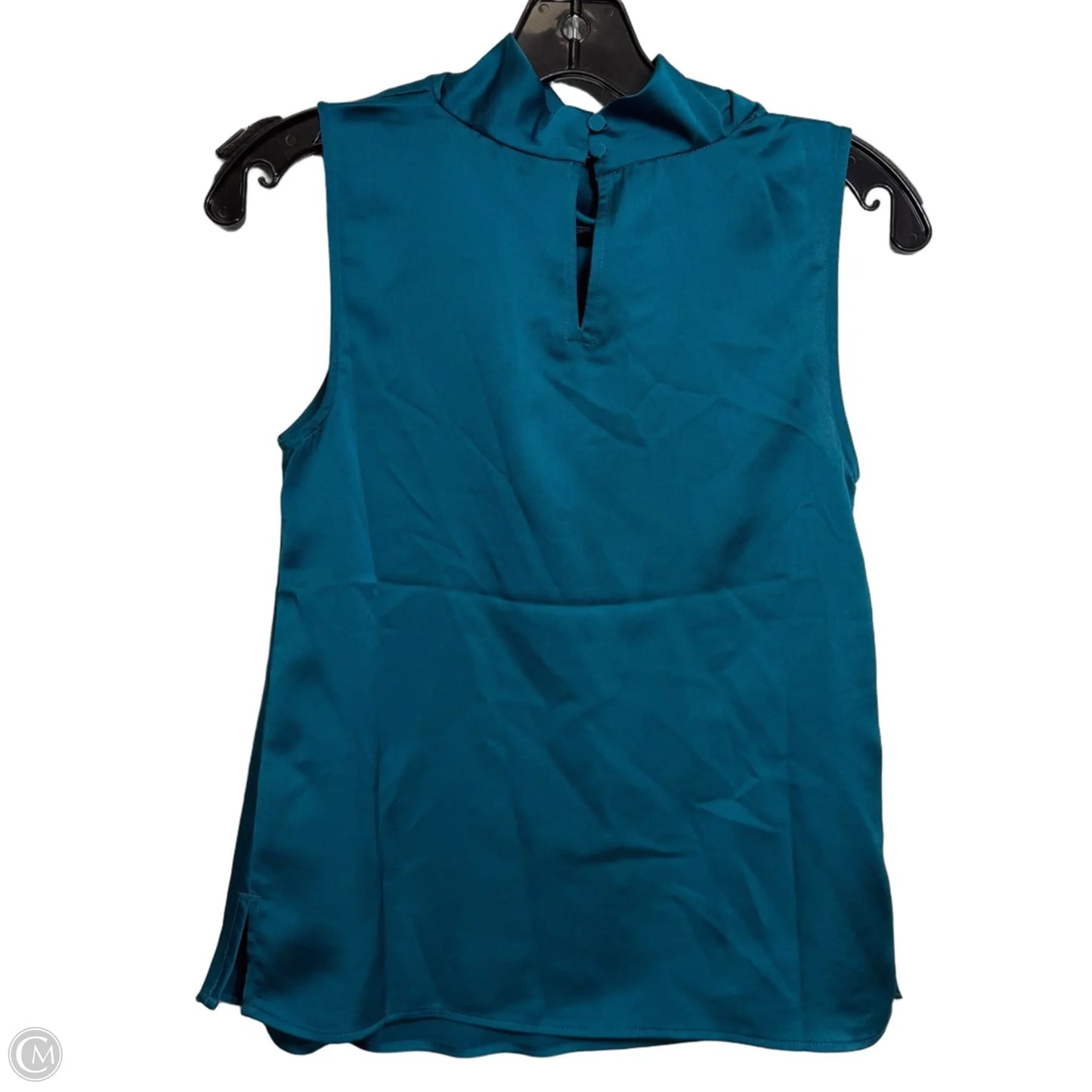 Top Sleeveless By Ann Taylor In Teal, Size: Xsp