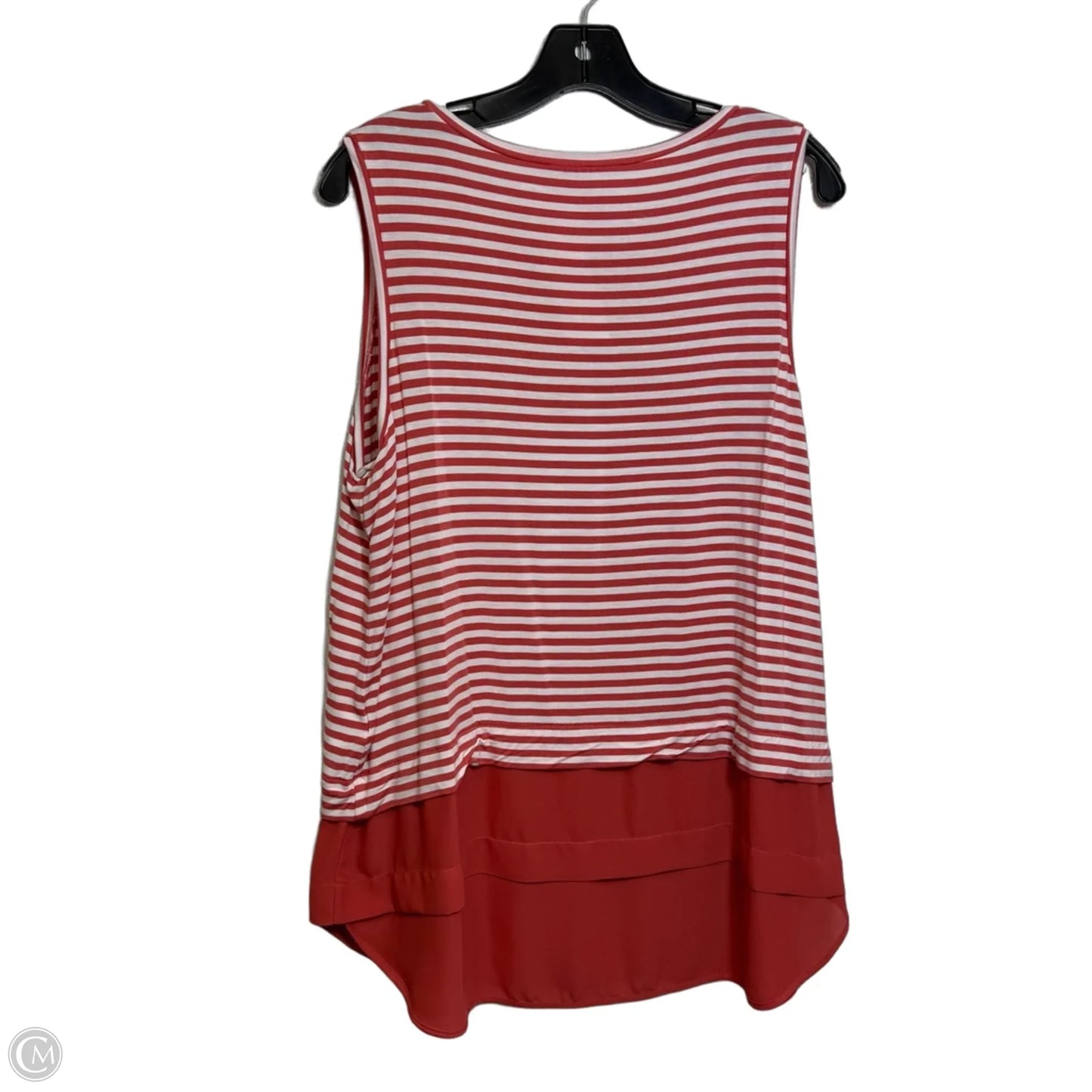 Top Long Sleeve By Michael By Michael Kors In Coral, Size: 1x