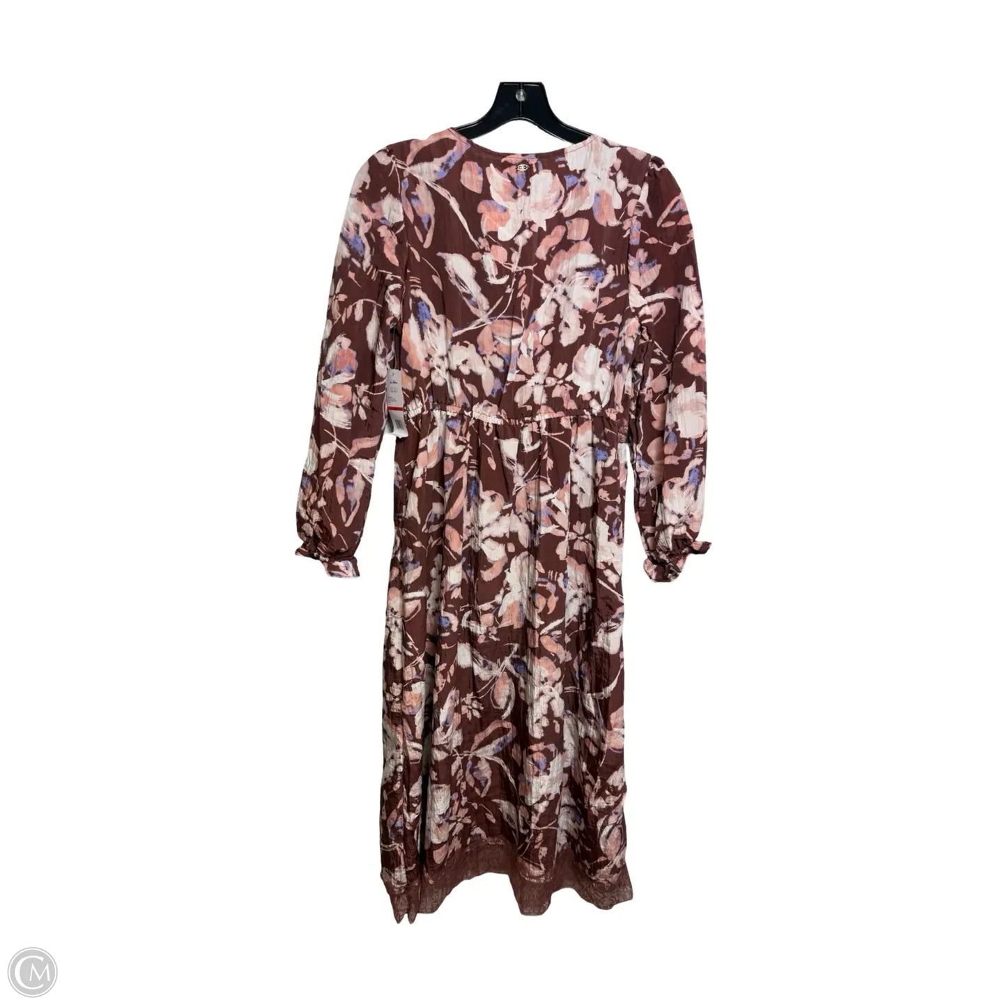 Floral Dress Casual Maxi By Sam Edelman In Brown, Size: Xs
