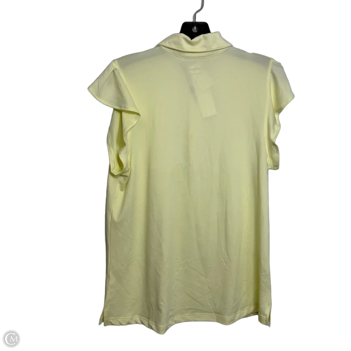 Top Sleeveless By Clothes Mentor In Yellow, Size: L