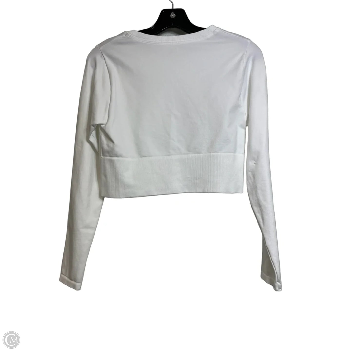Athletic Top Long Sleeve Crewneck By Offline In White, Size: M