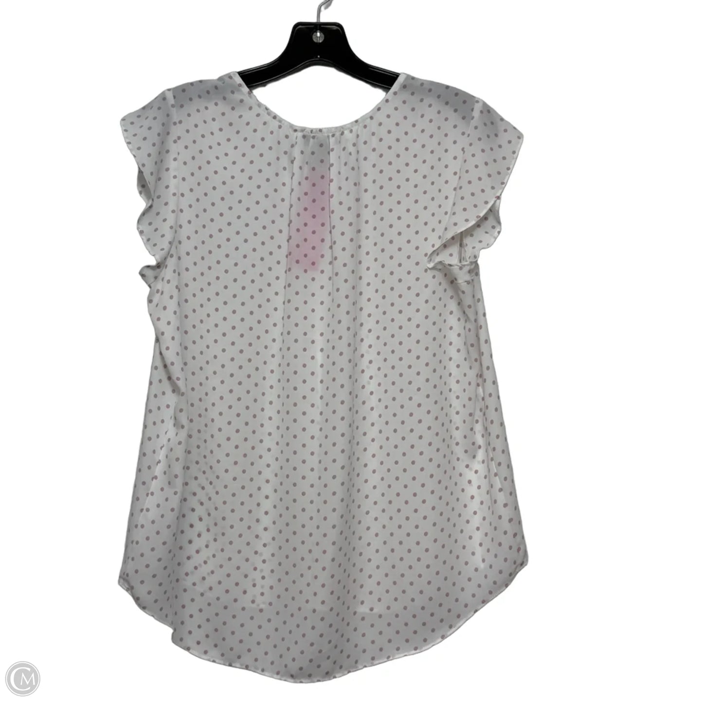 Top Sleeveless By Jones New York In Polkadot Pattern, Size: M