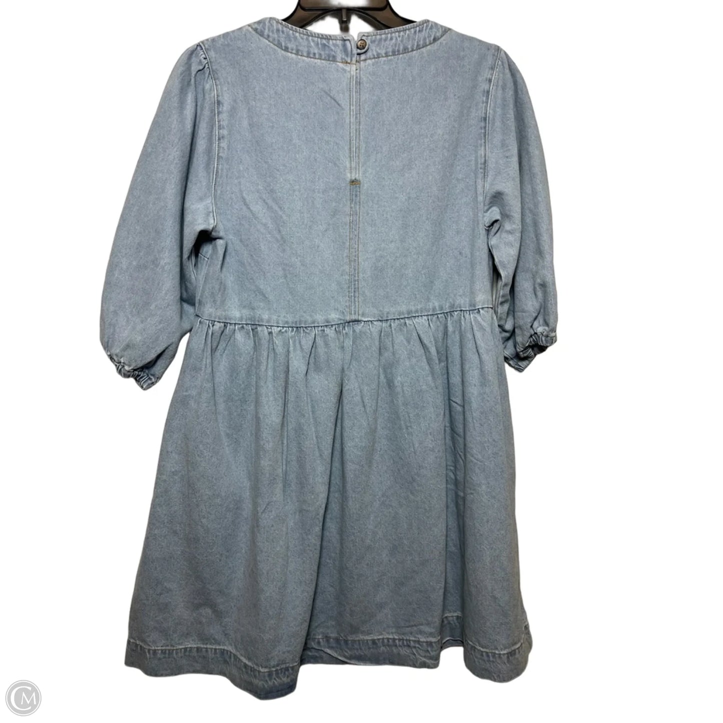Dress Casual Short By Clothes Mentor In Blue Denim, Size: M