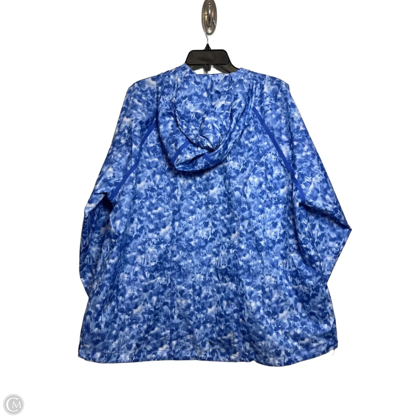 Jacket Other By Talbots In Blue & White, Size: 2x